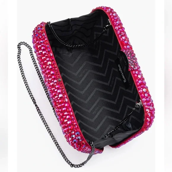 Olga Berg Casey Hot Fix Crystal Clutch - Picture 5 of 8